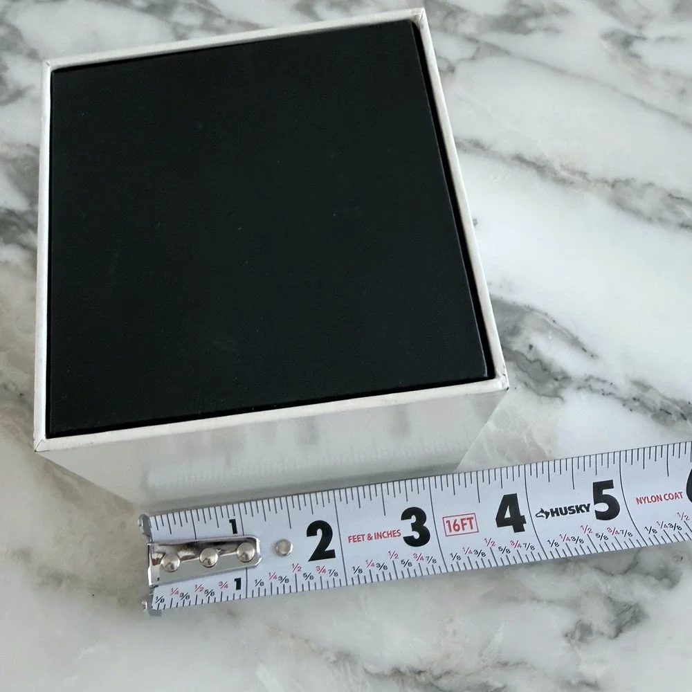 DKNY Watch Box White and Black Replacement Storage Case for Timepieces